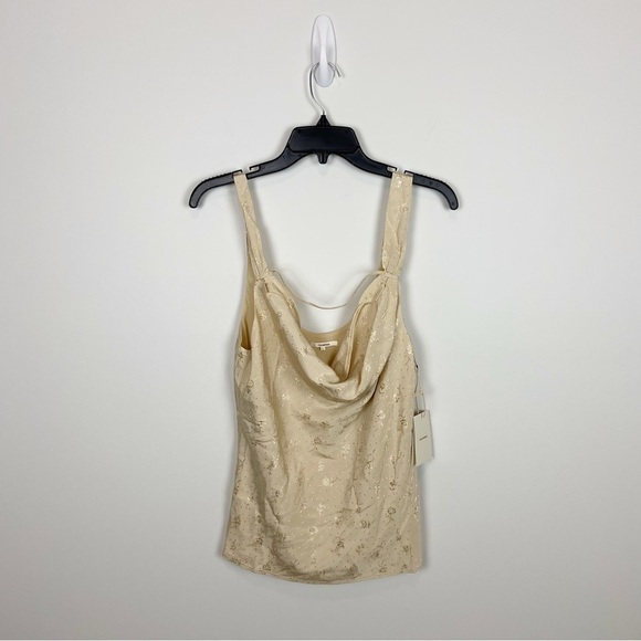 Tularosa Collette Bias Top in Khaki - Picture 2 of 8